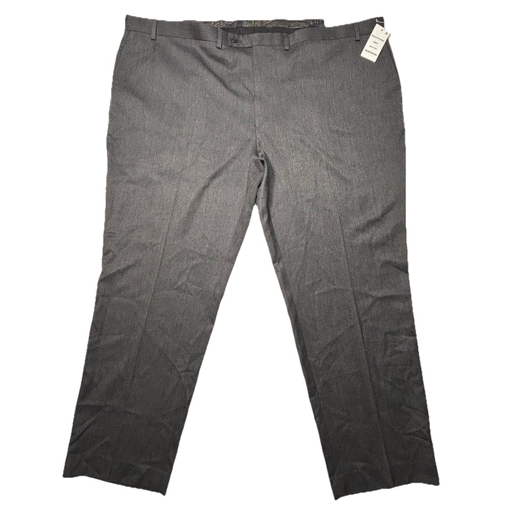 Lauren Ralph Lauren Grey Flat Front Dress Pants Mens 50W x 30L NWT
